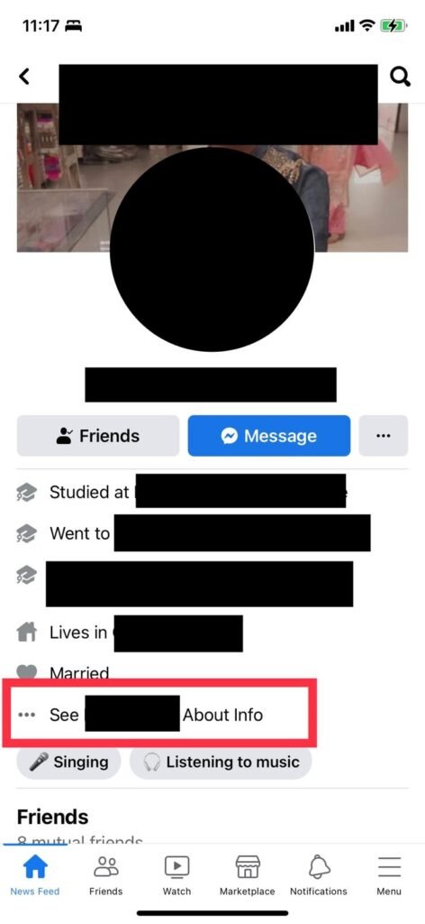 Facebook Profile